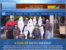 Tablet Screenshot of islandpointlodge.com